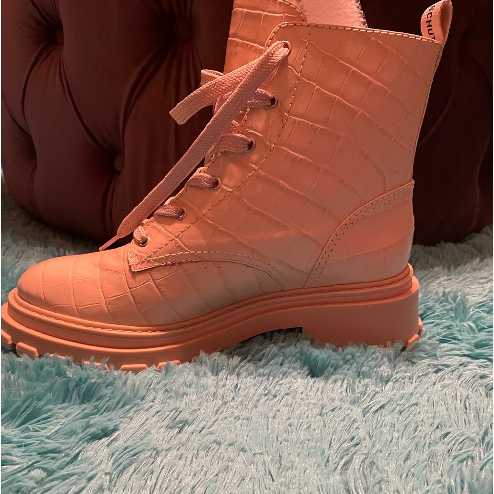 Schutz Boots Crocodile Pattern - image 1